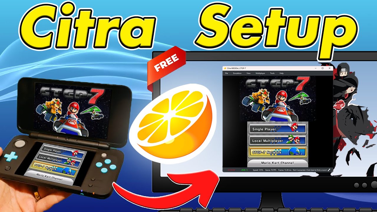 Играйте в игры 3DS на ПК в 2025 году! Эмулятор Citra + настройка CTGP-7!