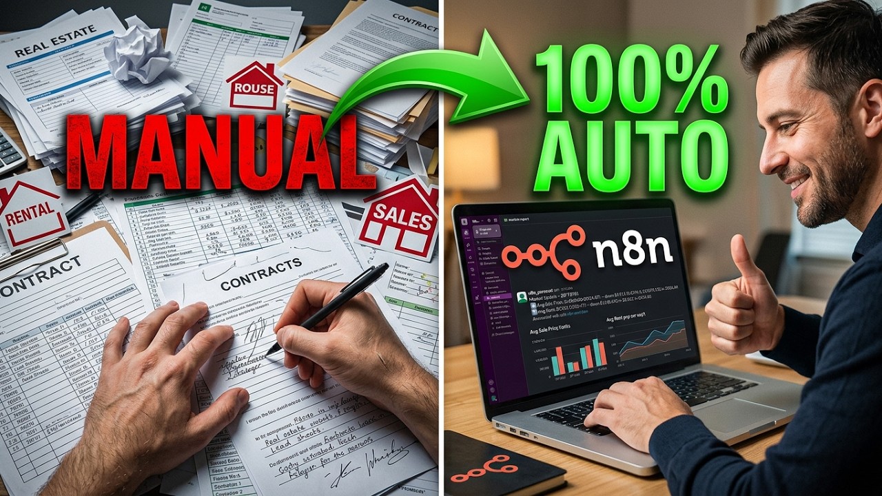 I Automated Monthly Real Estate Market Reports with n8n (No Code)
