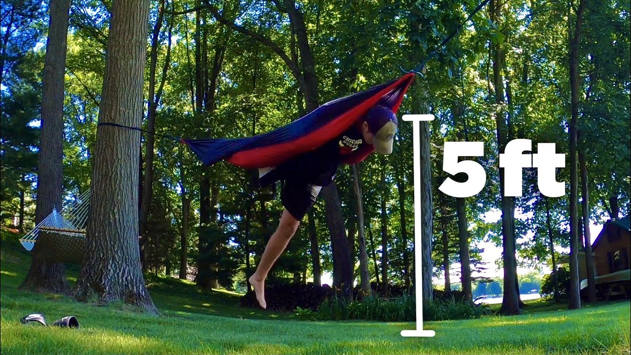 How To Get Into a High Hammock