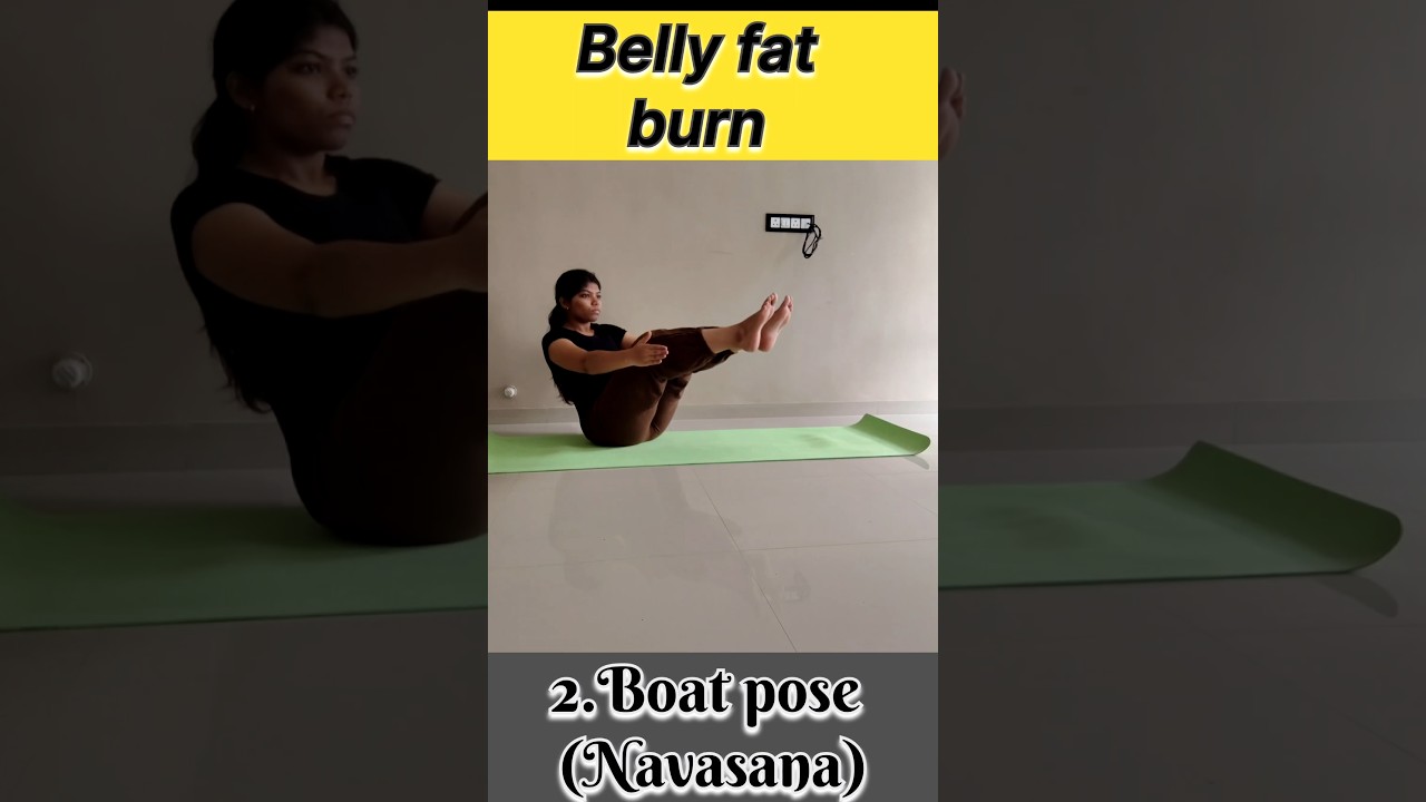 Belly fat burn |mansi_zen_vibes | #bellyfatyoga #corestrength #yogashorts