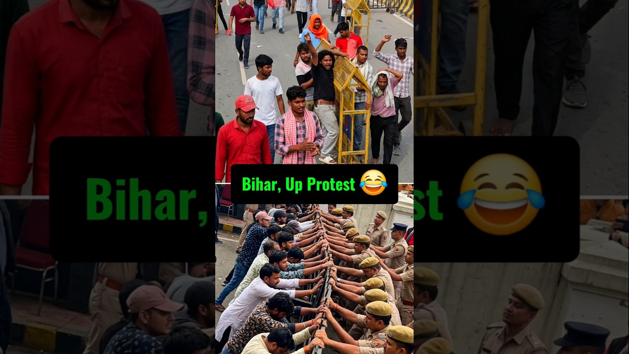 UP, Bihariyo se Protest me Panga Nahi 😅