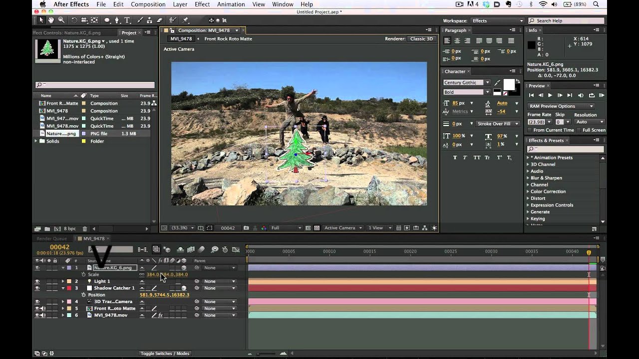 After Effects Cs6 - 3d Camera Tracking