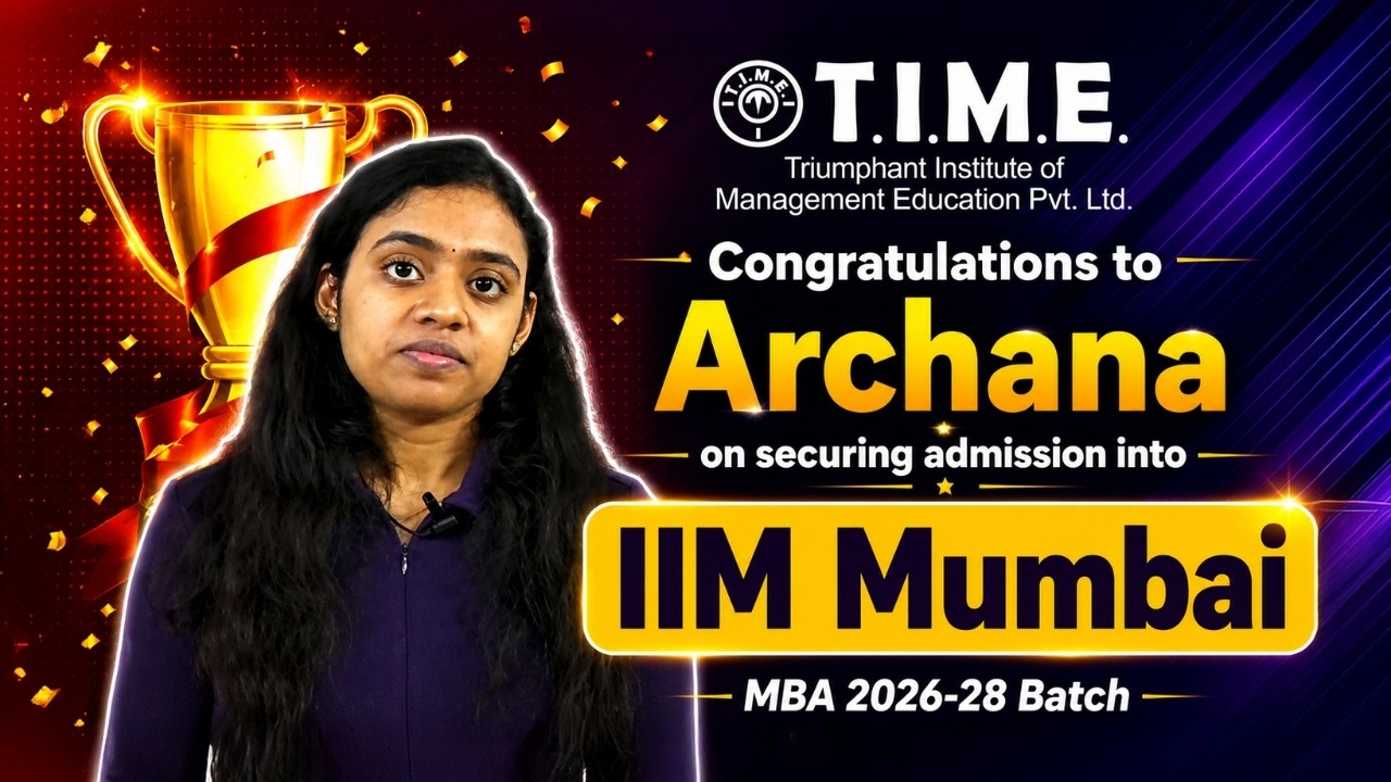 От абитуриента CAT до IIM Mumbai | История успеха Арчаны | Группа MBA 2026-28