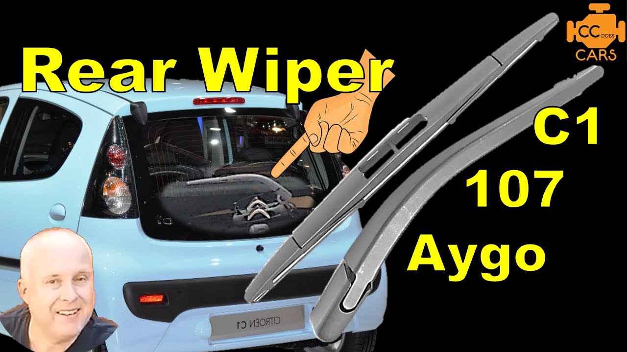 Замена рычага заднего стеклоочистителя CITROEN C1 | Рычаг ослаблен