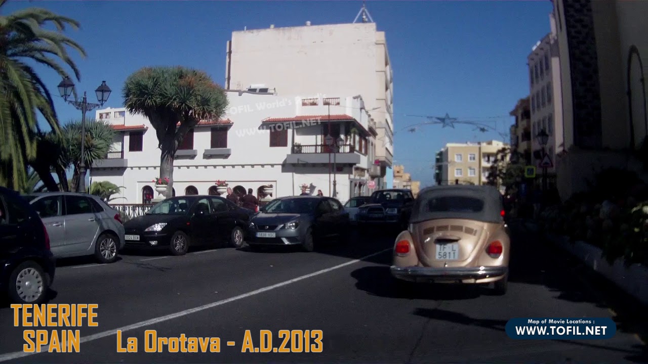 La Orotava - A.D.2013 Tenerife - Espana Dashcam Driving Movies WWW.TOFIL.NET