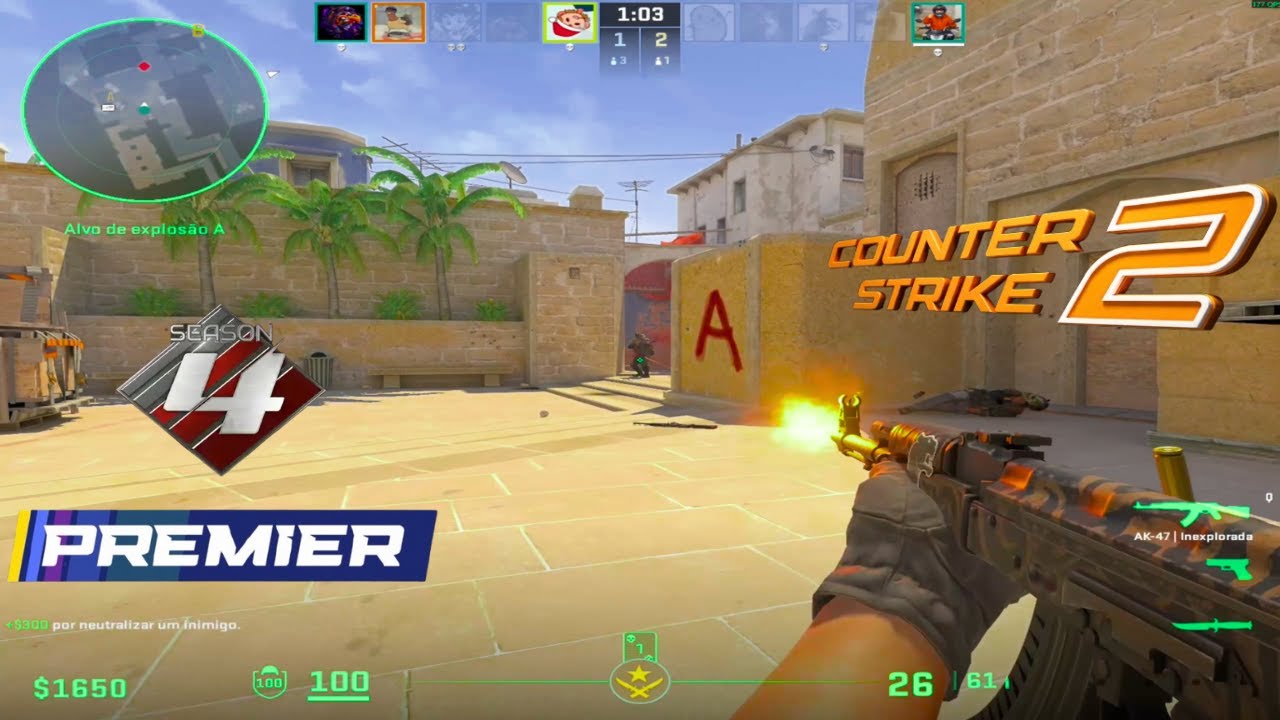 A PARTIDA PARECIA GANHA ATE ISSO ACONTECER - COUNTER STRIKE 2 