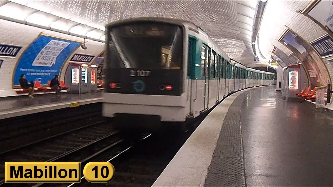 Парижский метрополитен : Мабильон | линия 10 ( RATP MF67 )
