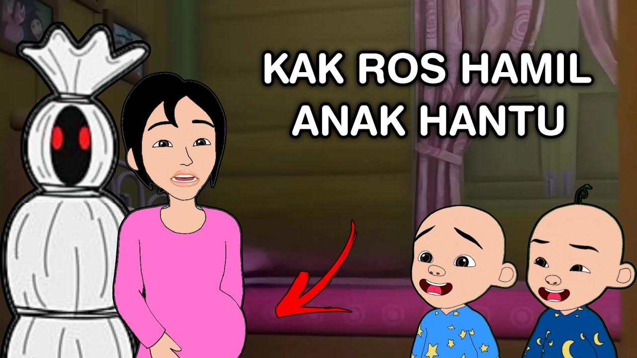 Kak Ros Di Hamili Hantu Pocong - Cerita Horor Upin Ipin