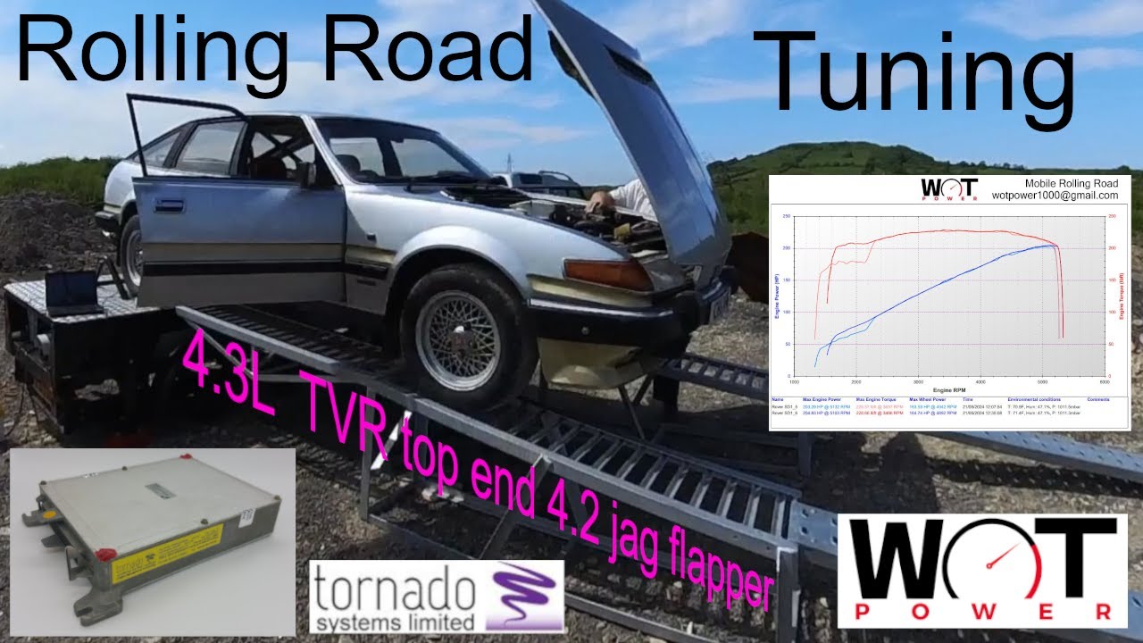 SD1 4.3L with TVR bits, Rolling Road tuning a Tornado Systems ECU