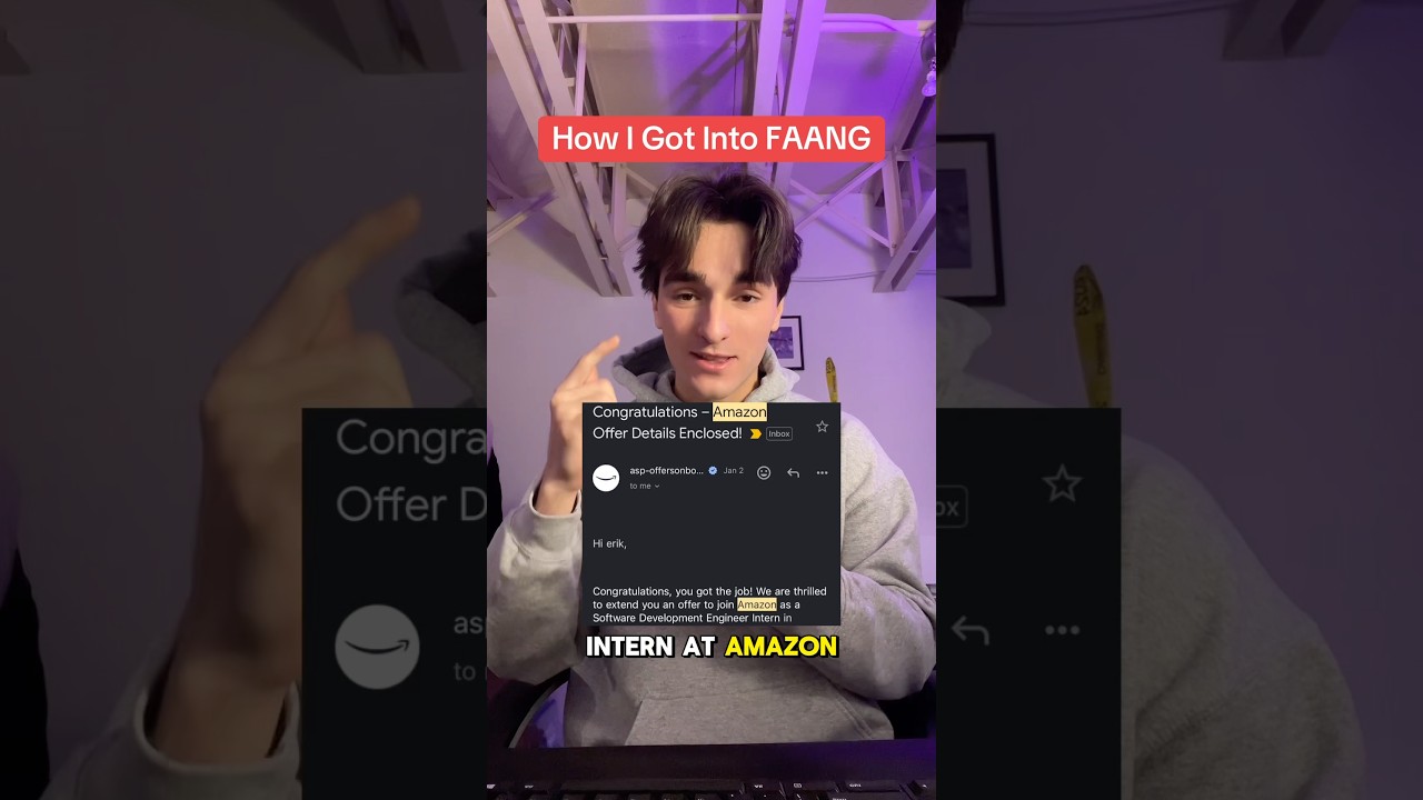 how I got into FAANG