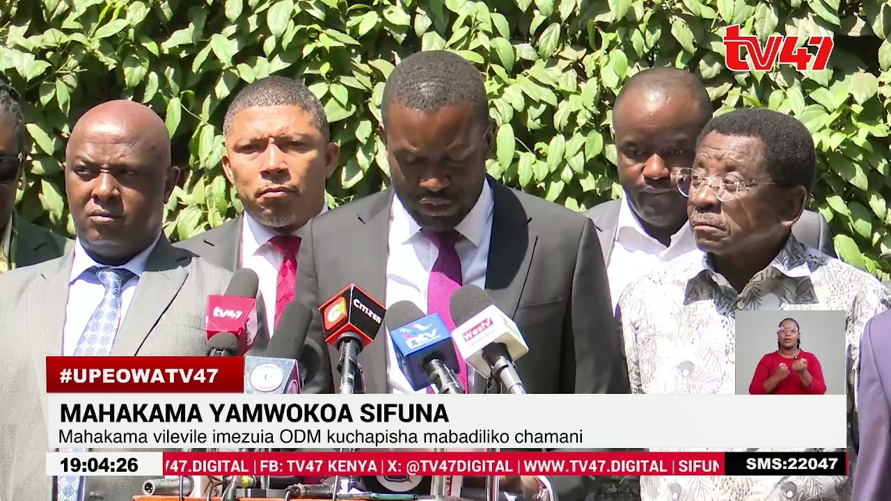 Sifuna kuendelea kuwa Katibu Mkuu wa Chama cha ODM.