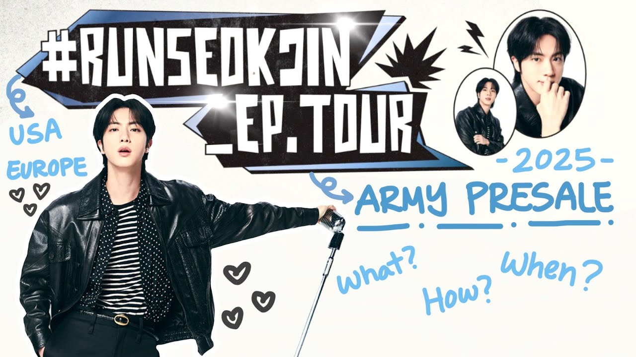 КАК ПРИОБРЕСТИ БИЛЕТЫ НА ТУР BTS 'RUN SEOKJIN EP' (США и Европа) НА TICKETMASTER ARMY ПО ПРЕДПРОД...