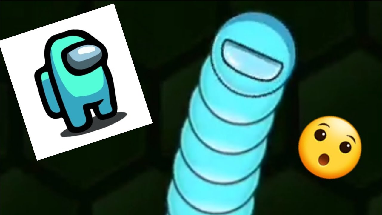 Insane, cyan Among us skin in Viper.io!!!