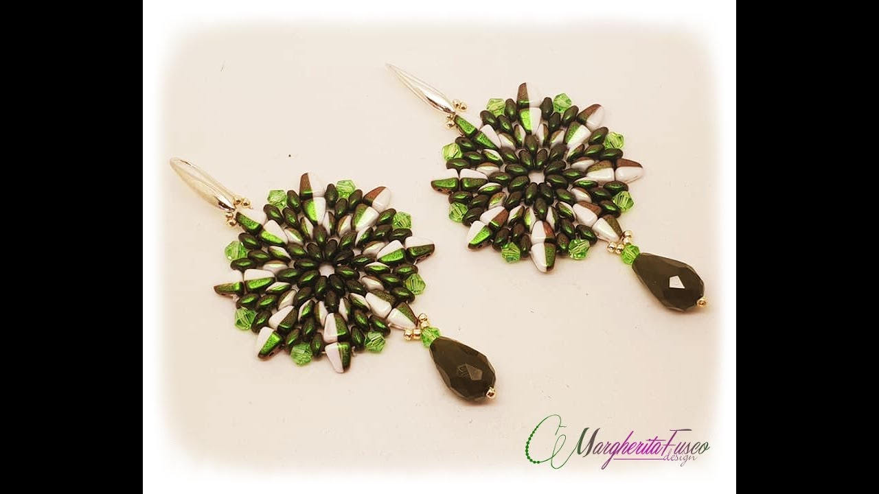 Tutorial perline | Orecchini Mimetici, collaborazione Beadsmith