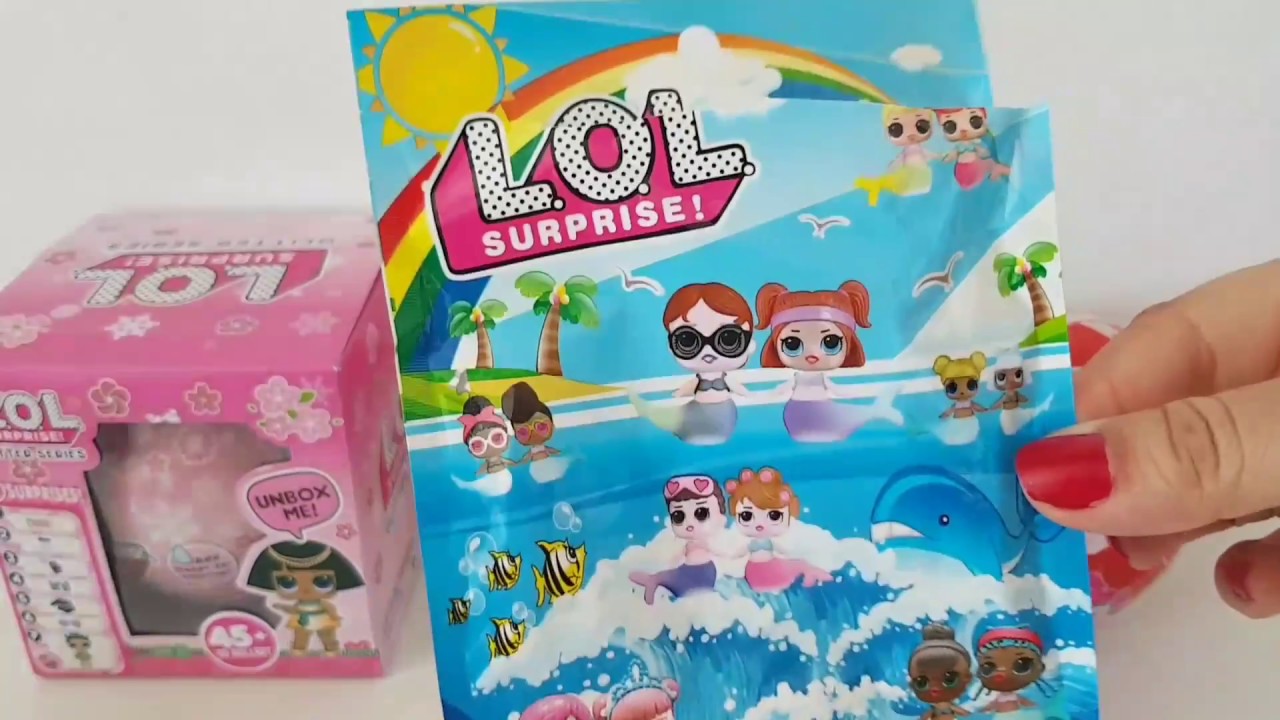 LOL GLITTER SERIES, LOL SIRENAS Y BOLSAS!!! Y LOL ROJA GLAM.  COPIAS!!!