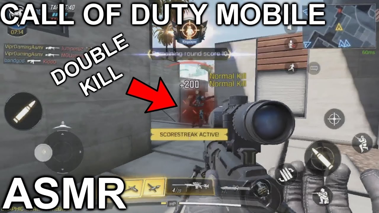 ASMR-ГЕЙМПЛЕЙ | Лучший ASMR-геймплей Call of Duty Mobile Sniper | Tingly Whispering