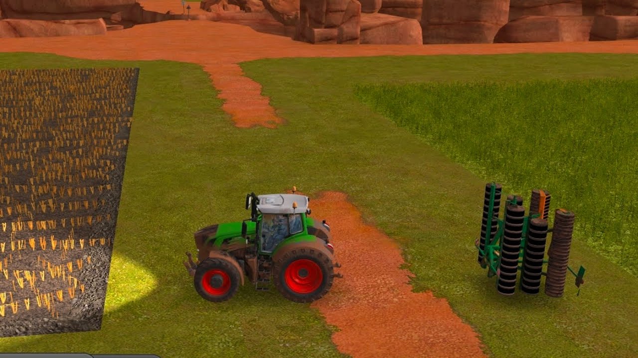 Tractor used for cultivated and sown @kids4plays