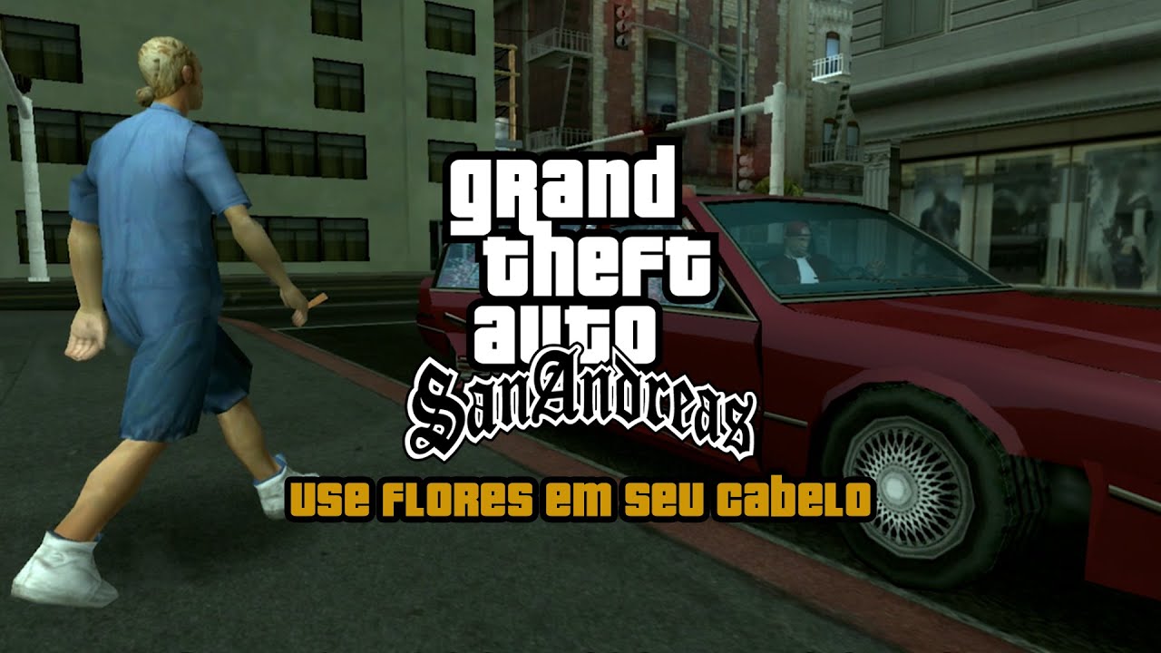 GTA San Andreas Android: Gameplay 100% - Missão 37 | Use Flores em Seu Cabelo - No Gamepad