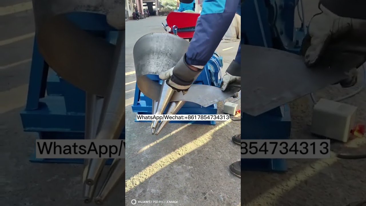 Electric small cone plate rolling machine cone bending machine