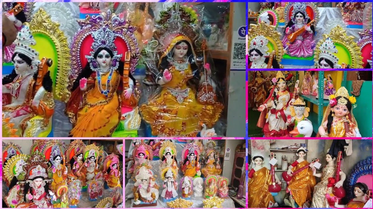 Kolkata Saraswati Pujo 2026/ কুমোরটুলির ছোট থেকে বড় সরস্বতী প্রতিমার দাম ২০২৬/Mata Saraswati Saroda