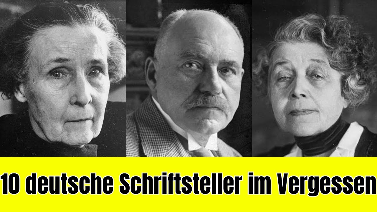 10 deutsche Literaten &ndash; vergessene Promis der Literatur | Was wurde aus ihren Worten?