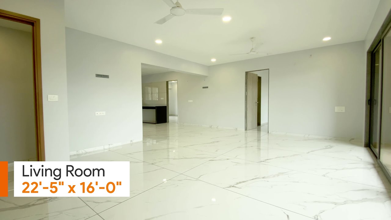 SNS Glorinaa World | 3 BHK Sample Flat Tour | Vesu, Surat