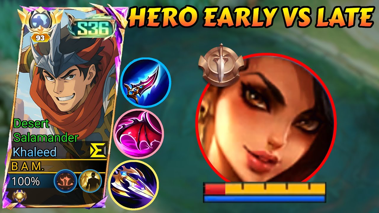 THIS IS HOW TO BEAT ESMERALDA WITH KHALEED IN EXP LANE! KHALEED VS ESMERALDA - MLBB