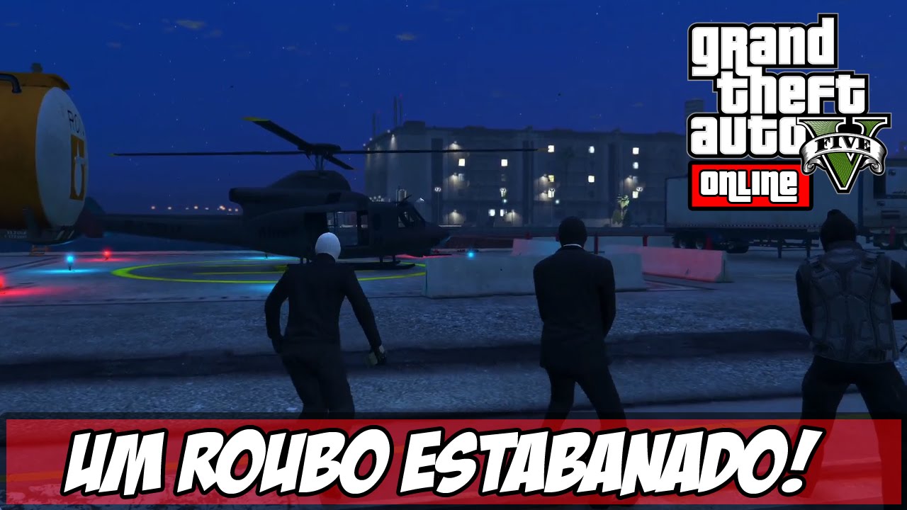 GTA V - O ROUBO DO VALKYRIE! Invasão ao Laboratório Humane!