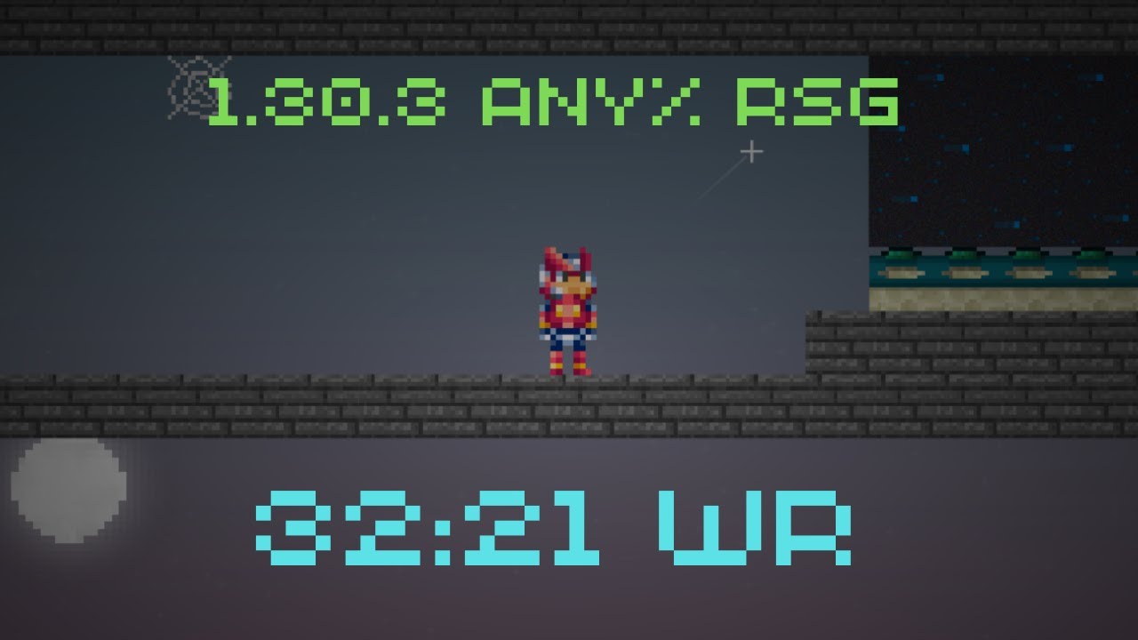mine blocks 1.30.3 any% rsg former world record - 32:21