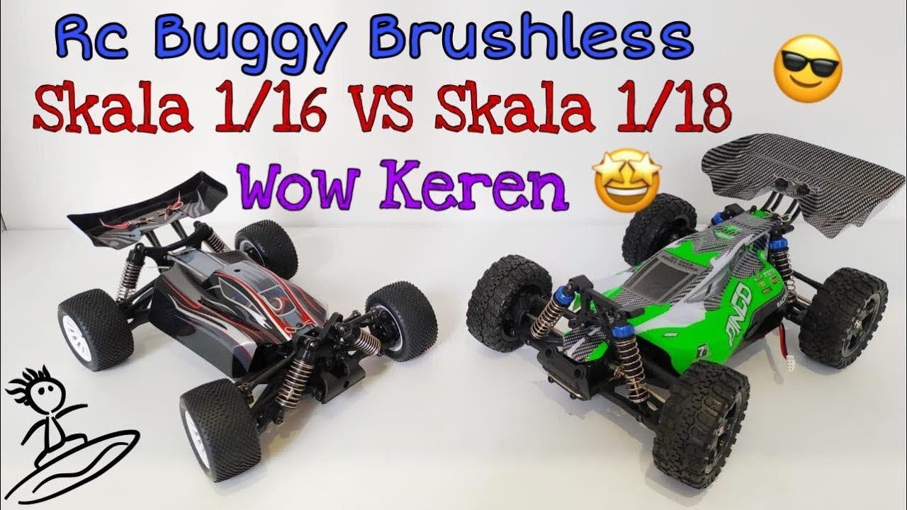 RC Buggy Brushless Skala 1/16 VS Skala 1/18  ( MANTUL ... )