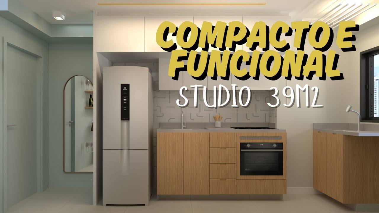 Tour Studio 39m² - Apartamento Compacto e Super Funcional