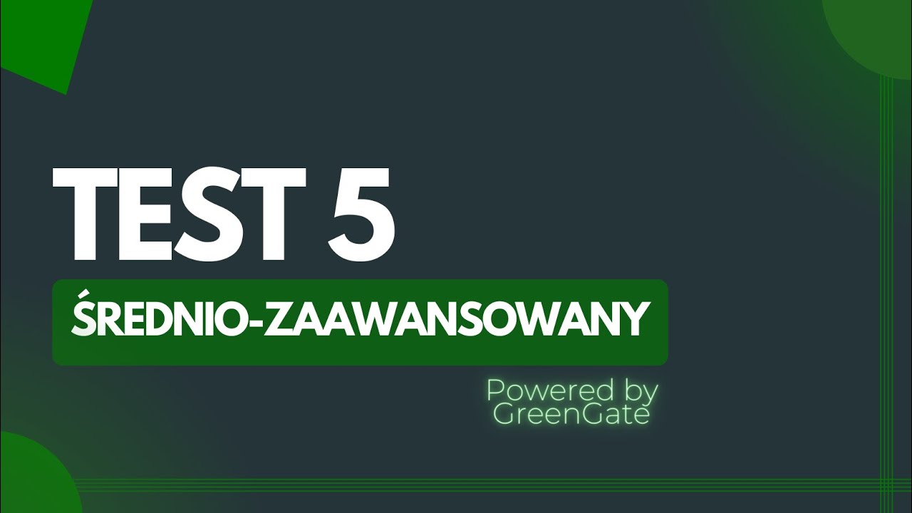 Test rekrutacyjny z Excela - poziom średnio-zaawansowany