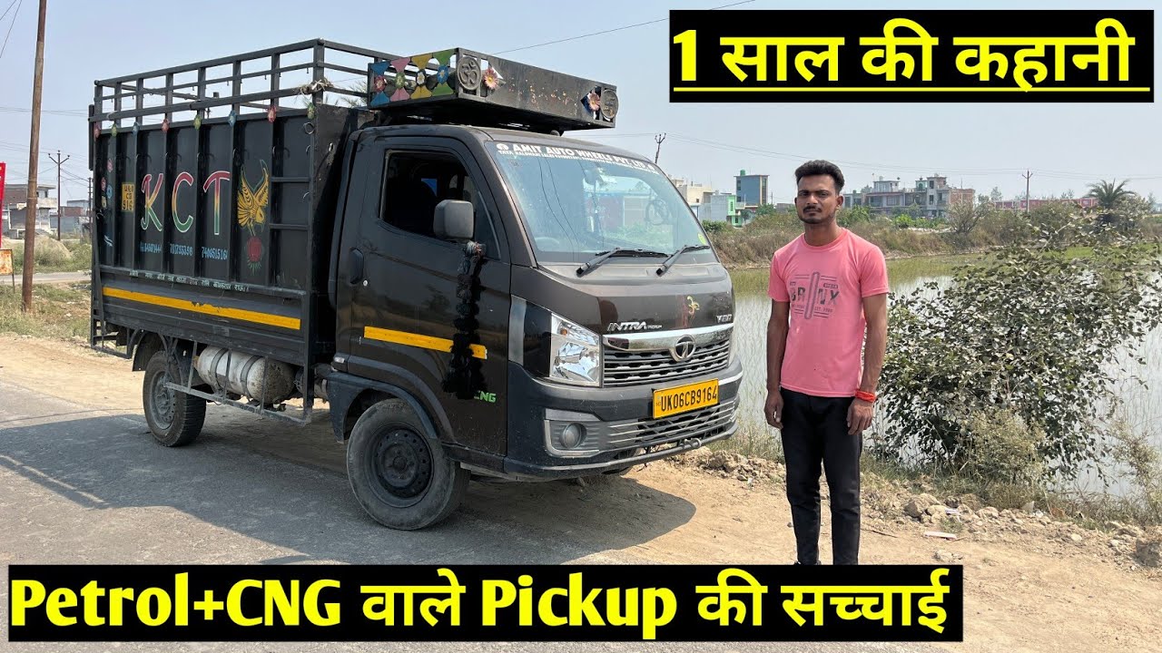 New Tata Intra V20 CNG  Bi-fuel Pickup Ownership Review After 1 year|Tata Intra V20 Bi-fuel Pickup