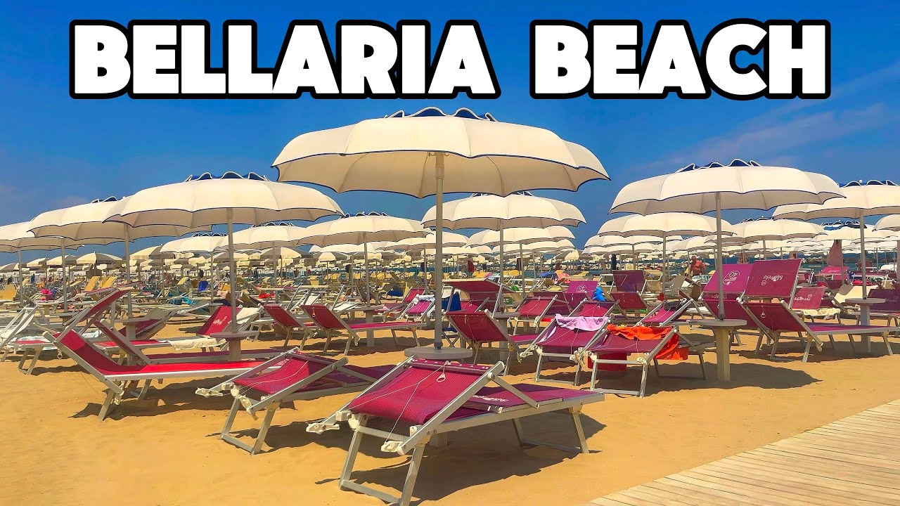 Bellaria Beach in Bellaria Igea Marina | Italy | Summer 2024