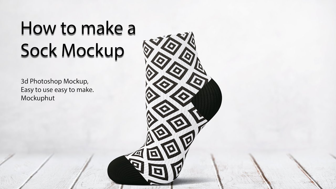 How to make Sock Mockup | Photoshop Mockup Tutorial