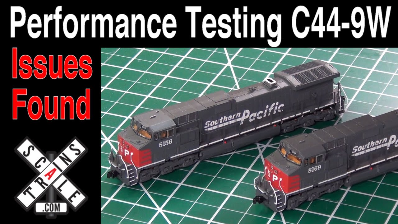 ScaleTrains.com GE C44-9W Performance Testing,  not so good.