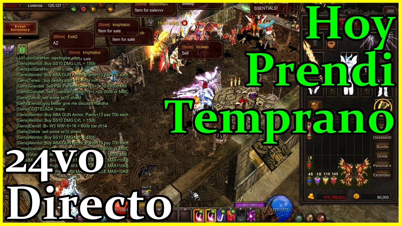 Hoy Prendi Temprano | Mu Online
