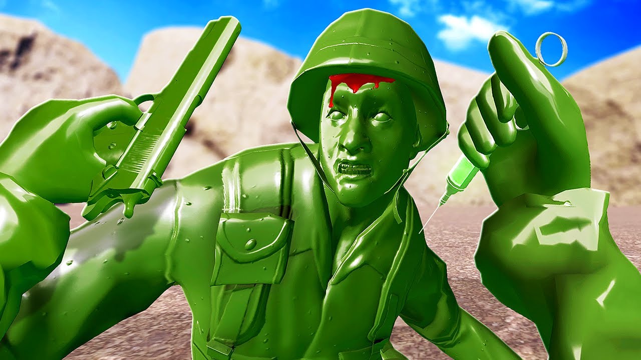 СПАСЕНИЕ Игрушечных солдатиков со шприцем — Plastic Battlegrounds VR