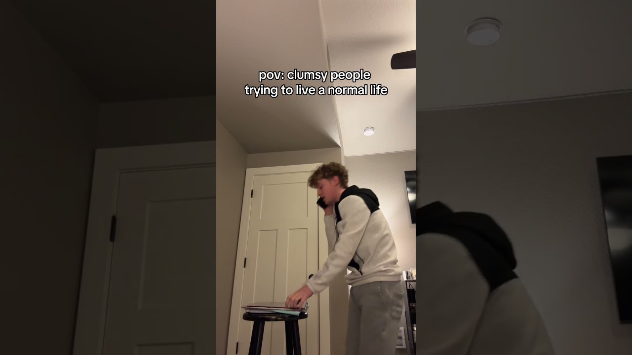 pov: clumsy people trying to live a normal life