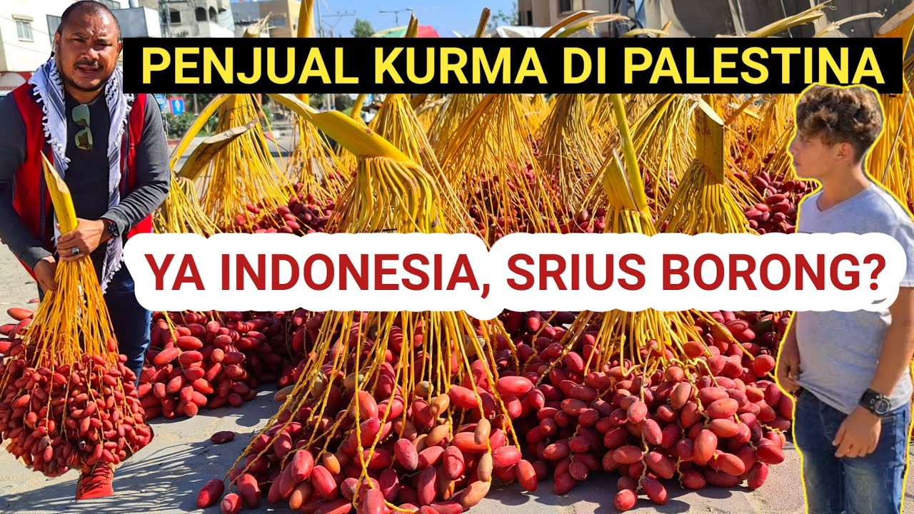 REAKSI PENJUAL KURMA DI PALESTINA: ANA BORONG SEMUA⁉️