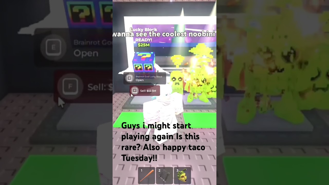 Steal a Brainrot Admin Abuse Lucky Opening #Sab #StealABrainrot #Roblox #Adminabuse #TacoTuesday