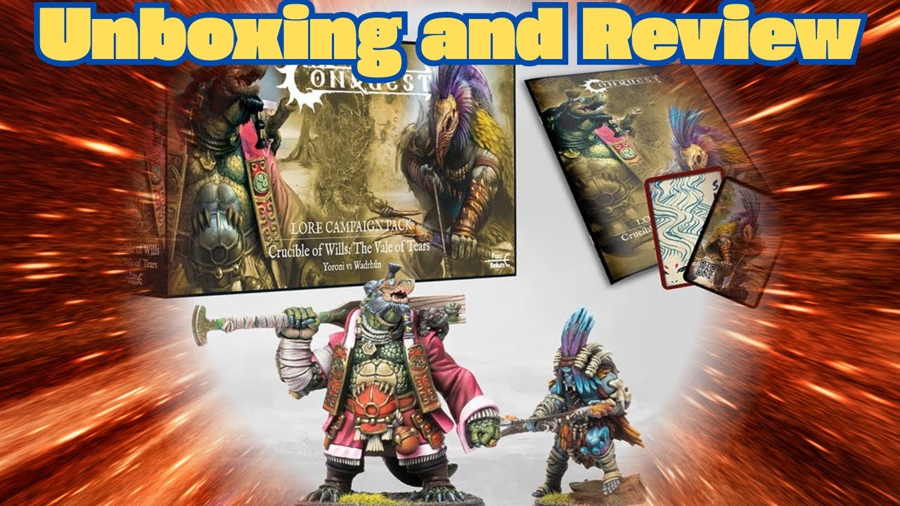 Unboxing the Conquest Crucible of Wills: The Vale of Tears Campaign Box by @Para-Bellum-Games