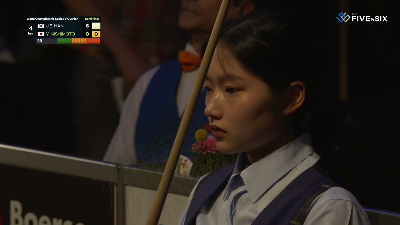 Semi Final - Ji Eun HAN vs Yuko NISHIMOTO (World Championship Ladies 3-Cushion 2022)
