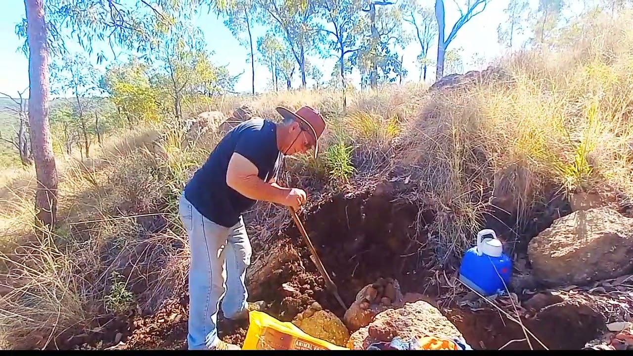 Fossicking at Agate Creek Queensland