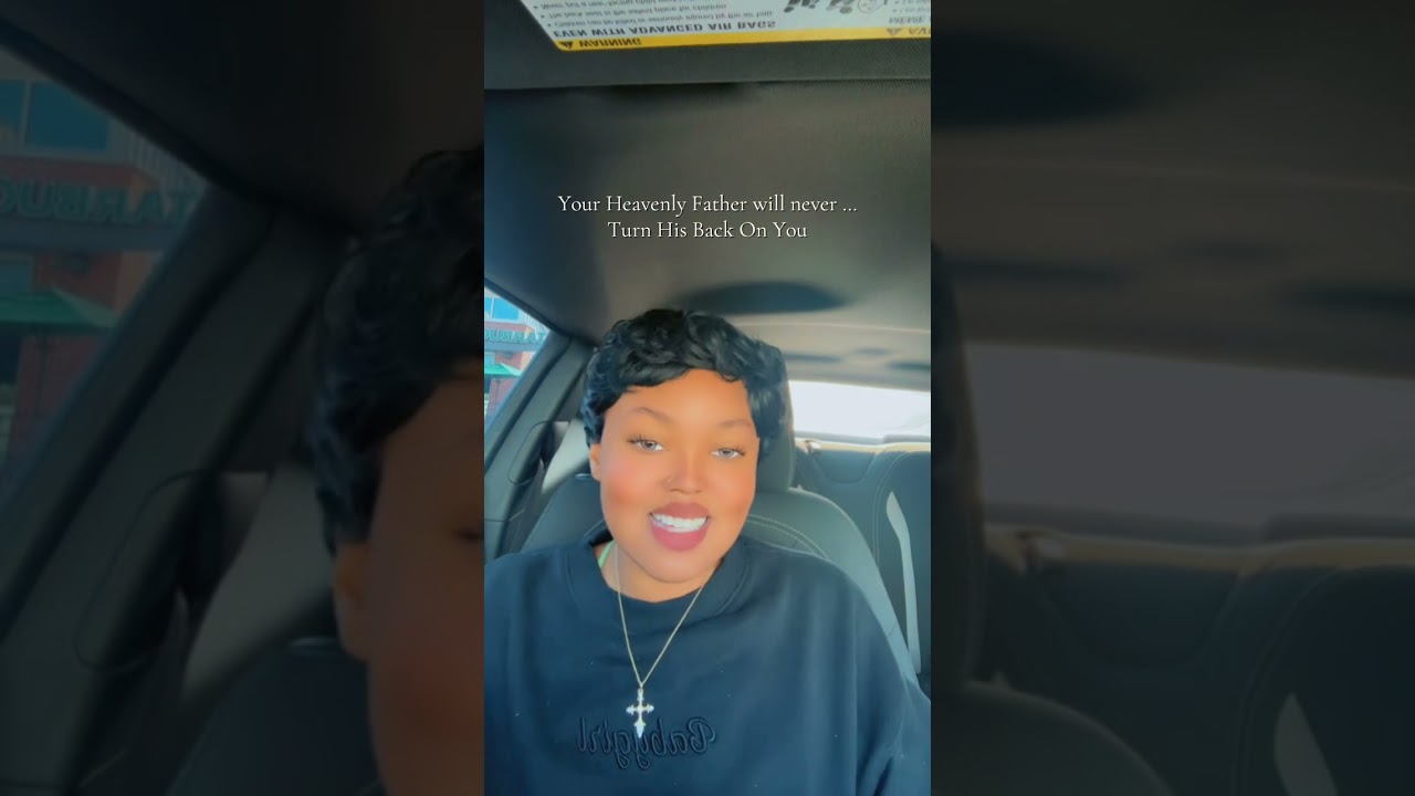 Never one day has or will He turn his back on His people 💌