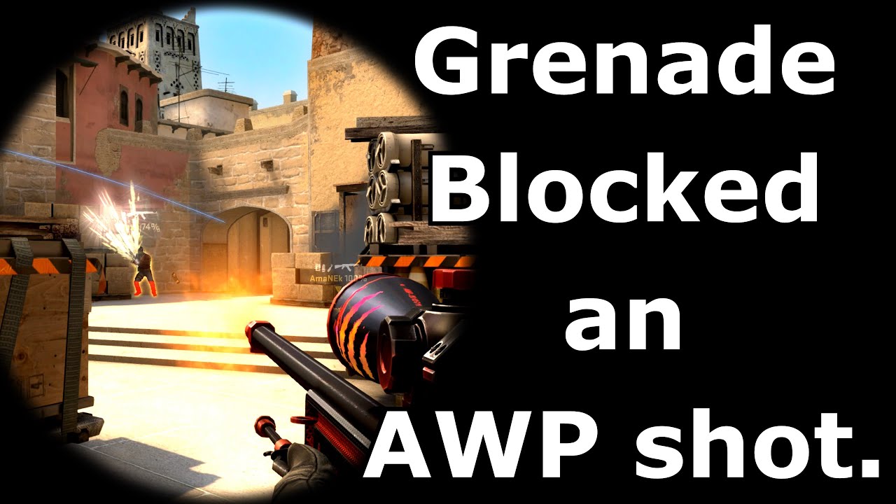A Grenade Blocked an AWP Shot