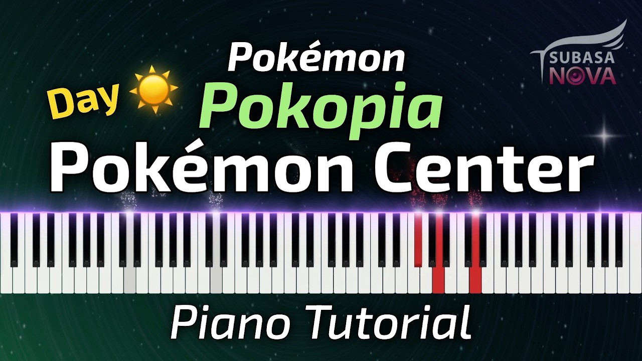 Pokémon Center (Day) - Pokémon Pokopia | Piano Tutorial & Sheet Music