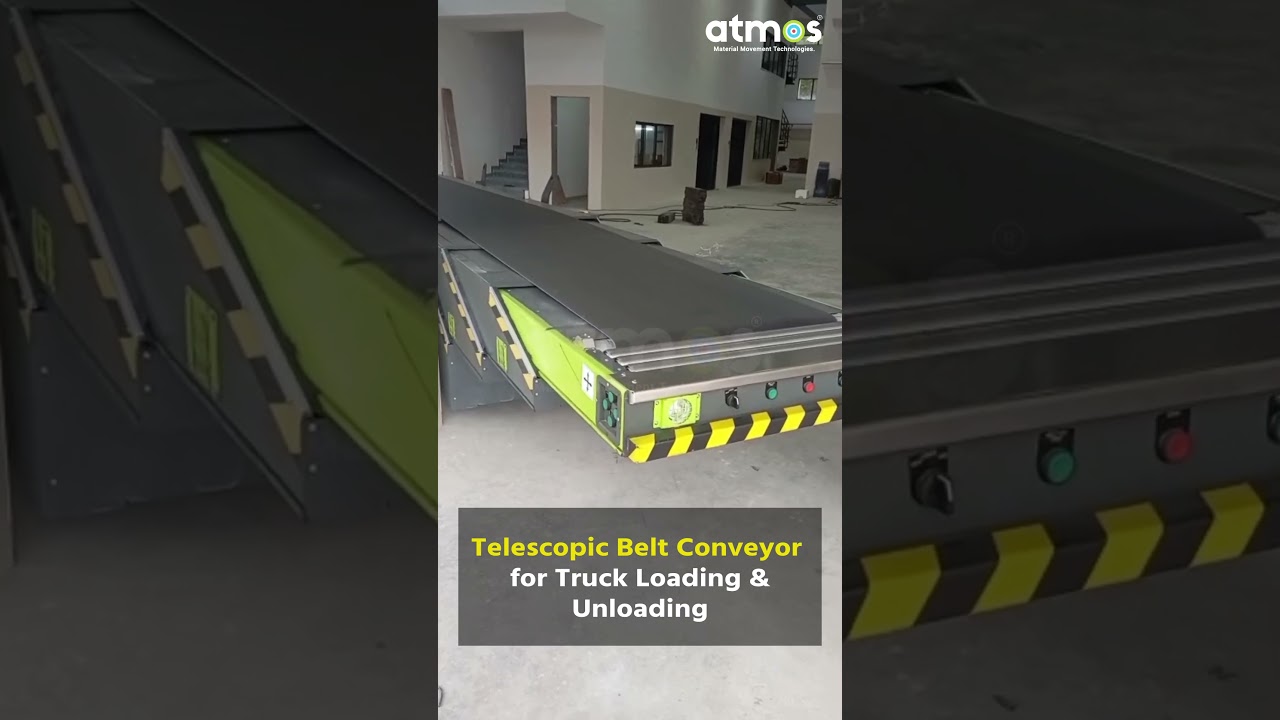 Telescopic Belt Conveyor | Faster Truck Loading & Unloading | Save Time & Labor | Atmos Systems