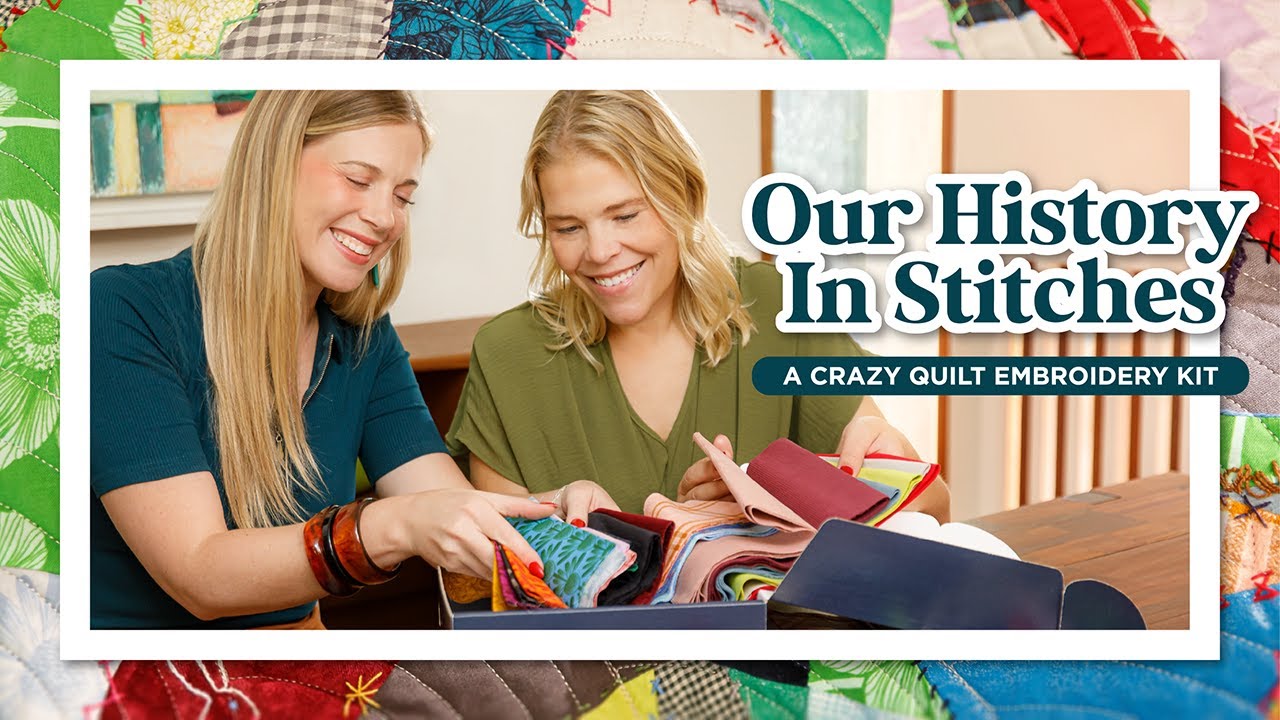 Learn How To Make a Crazy Quilt | Let Our Crazy Quilt Embroidery Kit Guide You Along