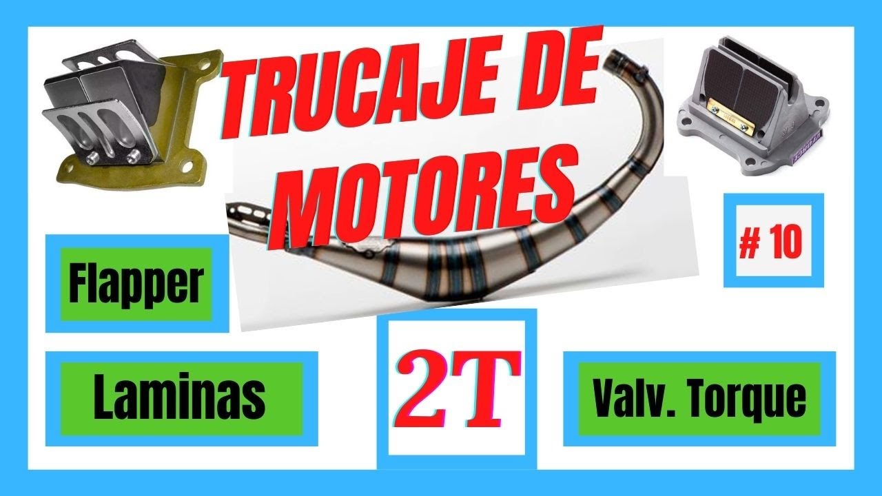 Válvula láminas. Caja Láminas. Flapper. Torque. Válvula de lengüetas. Reed Valve.🏍 En los Motores 2T